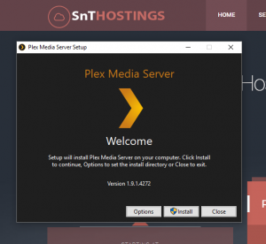 install plex media server with nssm