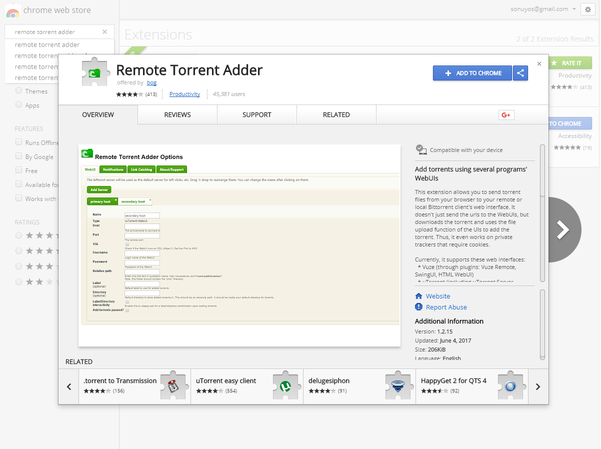 chrome torrent